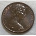 AUSTRALIA 1974 . TWO 2 CENTS COIN . FRILLED NECK LIZARD